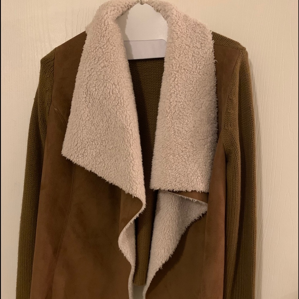 RUFFHEWN SHERPA STYLE SWEATER